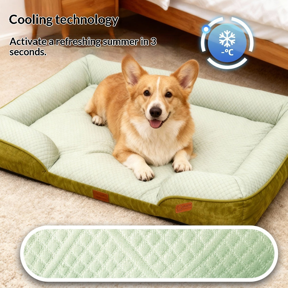Summer Cooling Detachable And Washable Dog Bed Cat Sofa Pet Nest