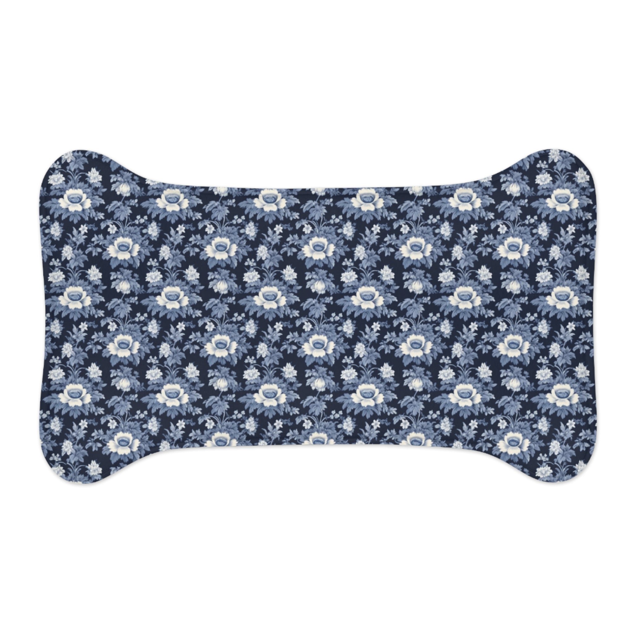 Midnight Blue Garden in Bloom - Pet Feeding Mat Pet Ze
