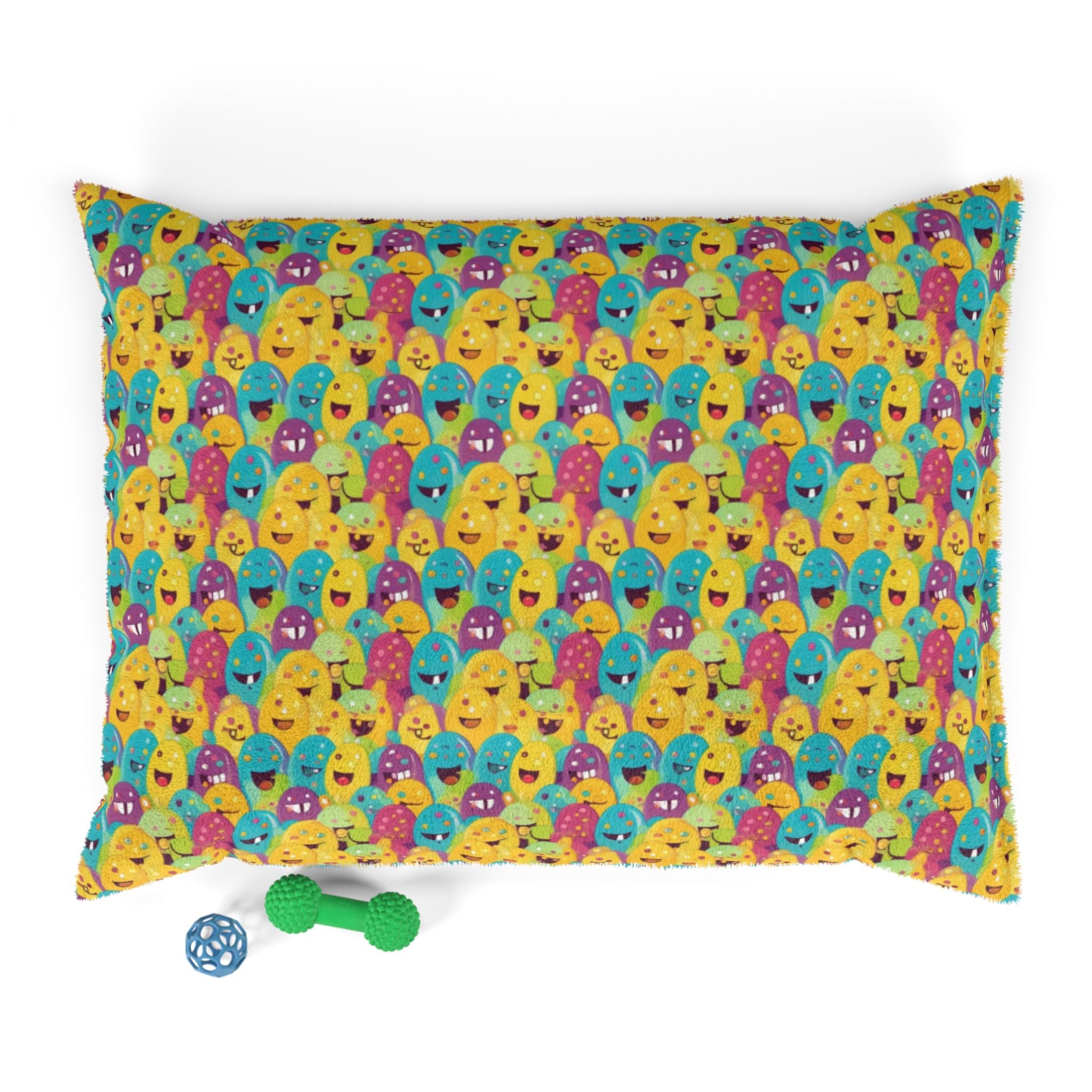Giggle Crowd of Rainbow Blob Critters - Pet Bed Pet Zen