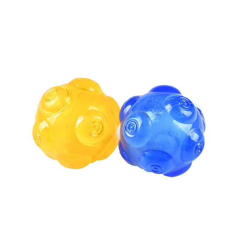 Golden Retriever Molar Bite Resistance Elastic Toy Ball
