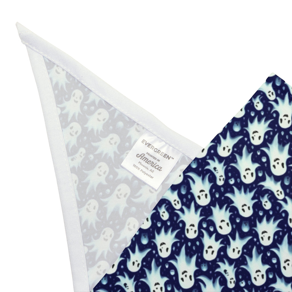 Midnight Mischief: A Thousand Friendly Ghosts Pattern - Pet Bandana Pet Zen