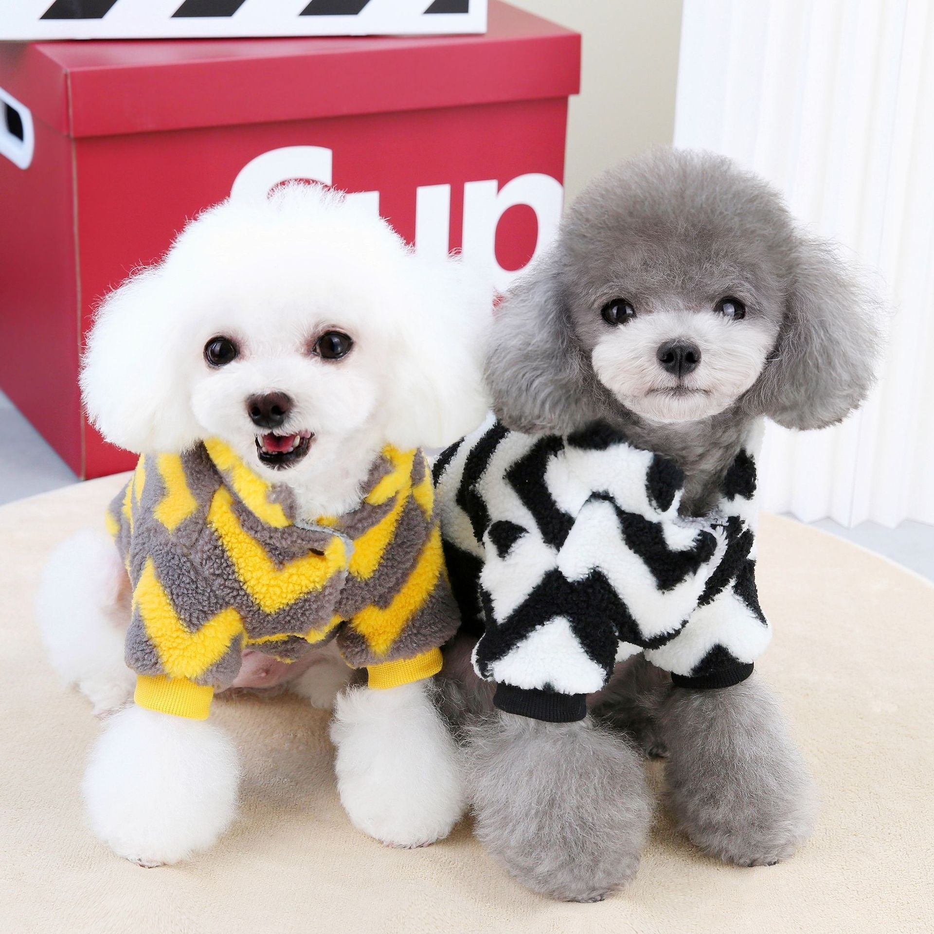 AutumnWinter Teddy Bear Panda Pet Cotton-Padded Coat