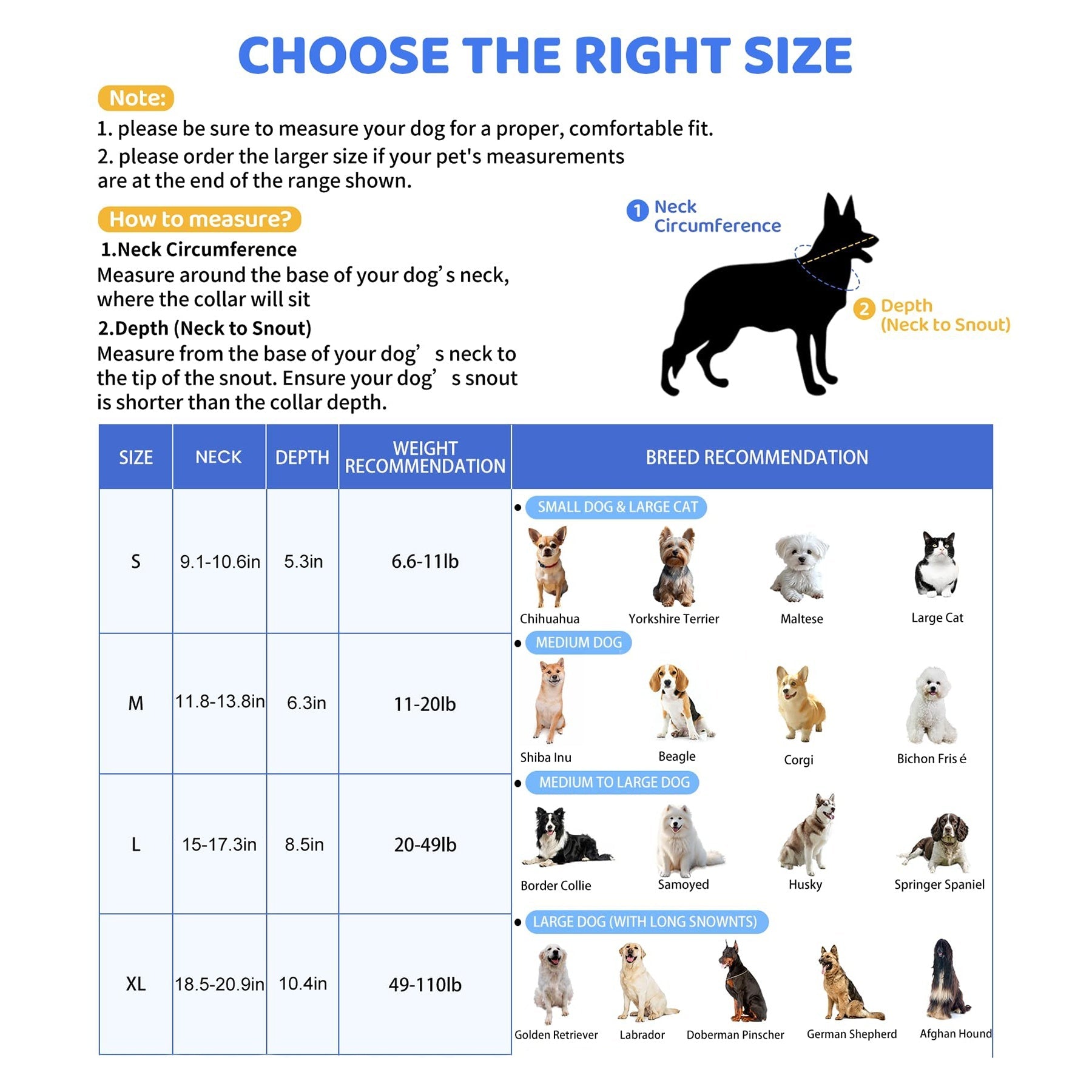 Soft Dog Cone Collar To Stop Licking After Surgery, Comfy Dog Cone Alternative For Large Medium Small Dogs Cats, Adjustable Washable E-Collar For Spay Neuter Recovery And Neck Protection