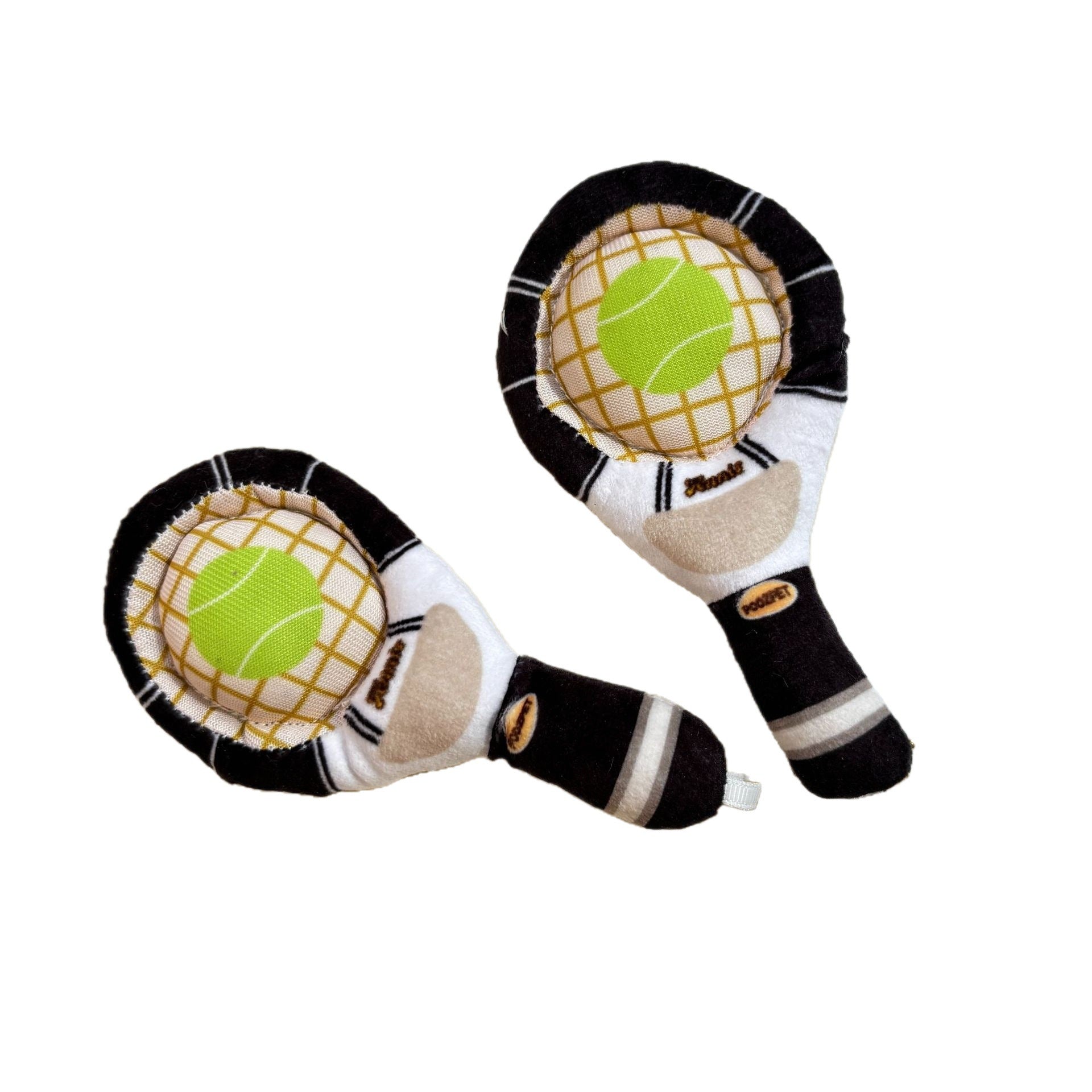 Dog Toy Interactive Tennis Racket Bag Pendant