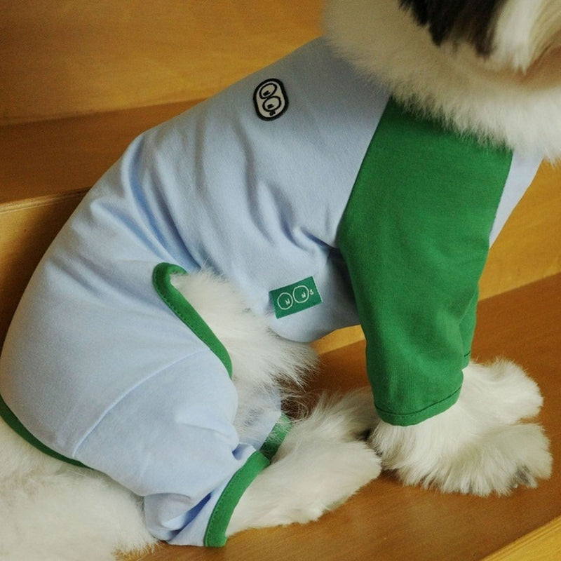 Cute Cartoon Patch Pet Jumpsuits - Soft Fleece Onesie For Small Dogs  Cats