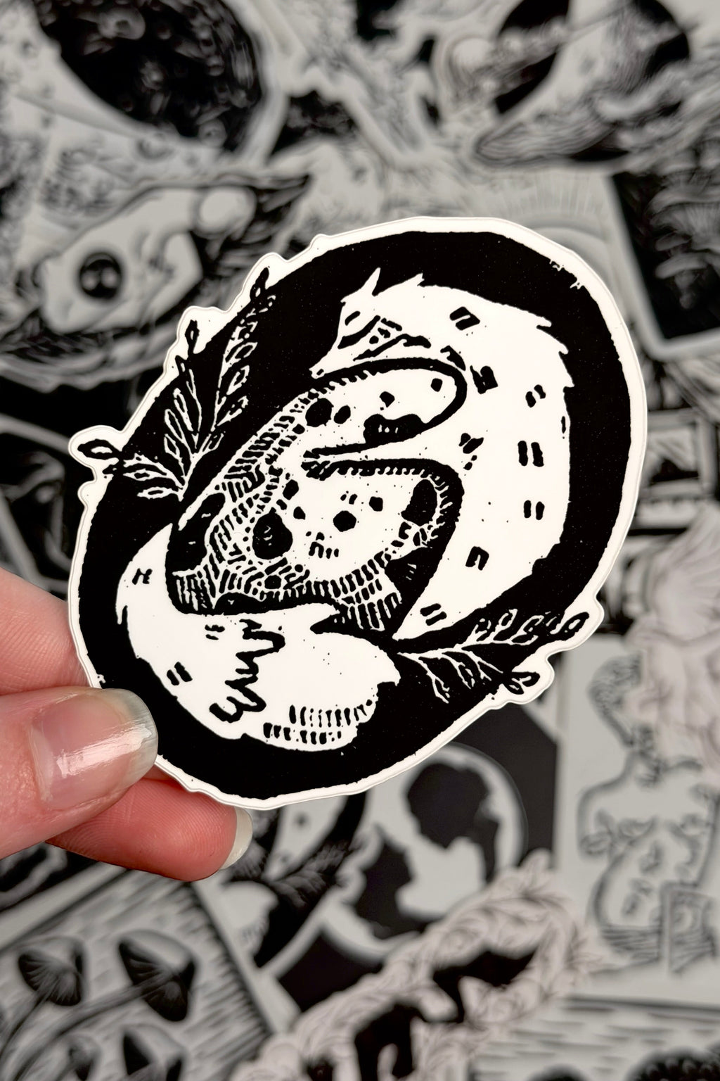 The Fox and the Egg Sticker