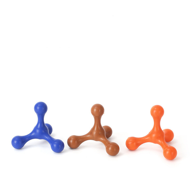 Silicone Toy For Small And Medium Dogs Biter Grinding Teeth Relieves Boredom Three Legs