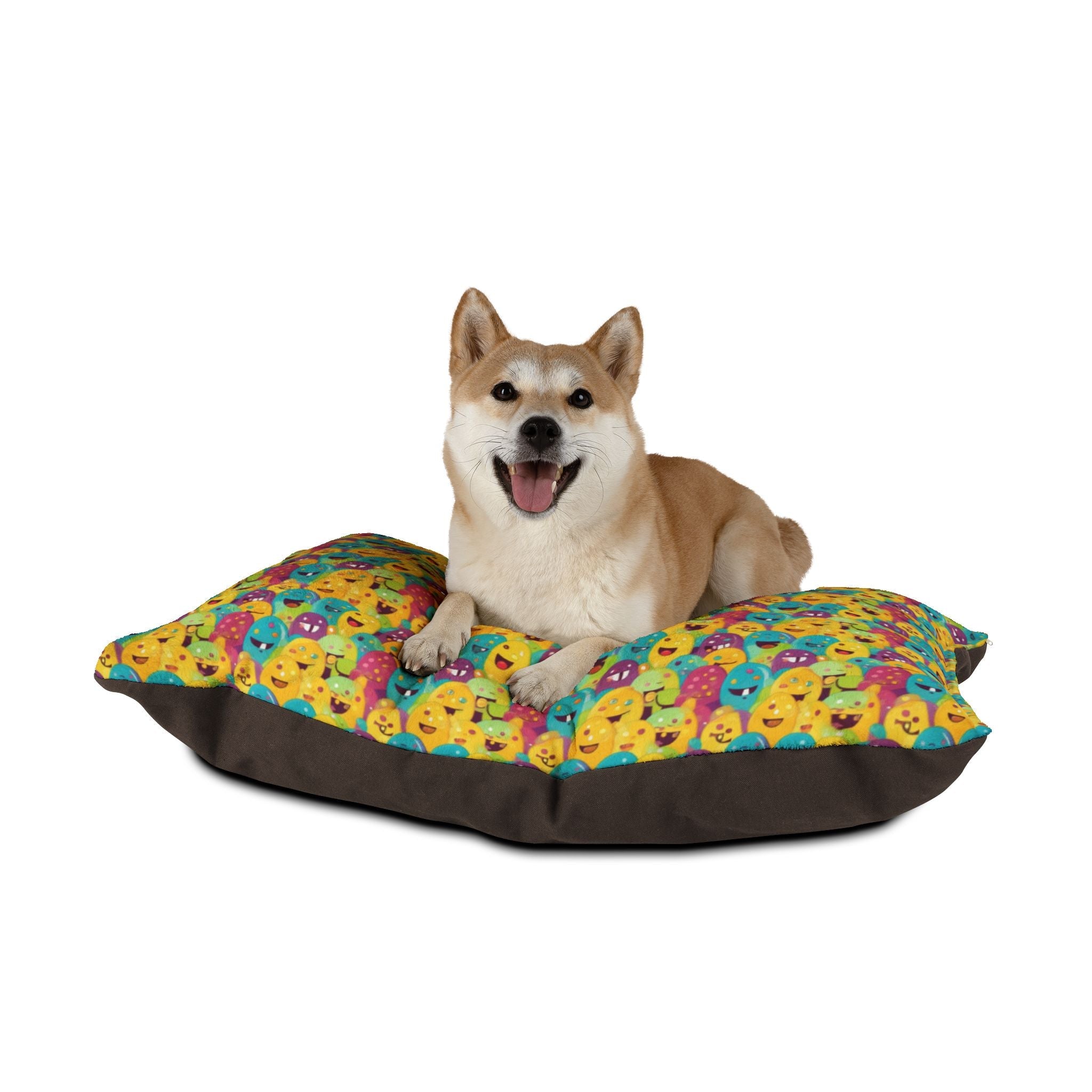 Giggle Crowd of Rainbow Blob Critters - Pet Bed Pet Zen