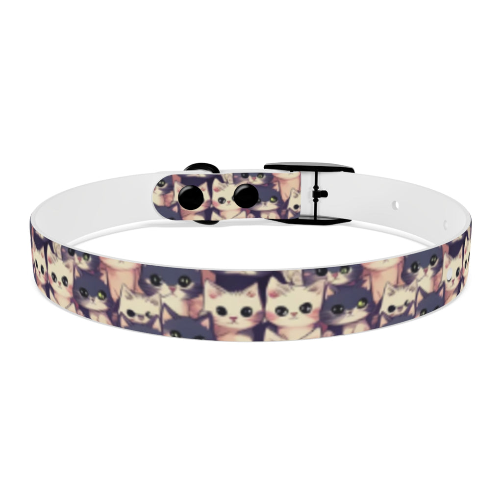 Endless Kittens in Pastel Parade - Pet Collar Pet Zen