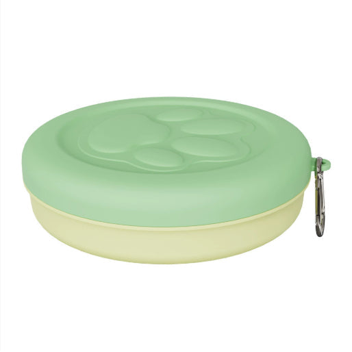 Pet Outdoor Portable Dog Food Bowl Snack Box Feeding Food Water