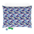 Endless Watercolor Mountain Waves - Pet Bed Pet Zen
