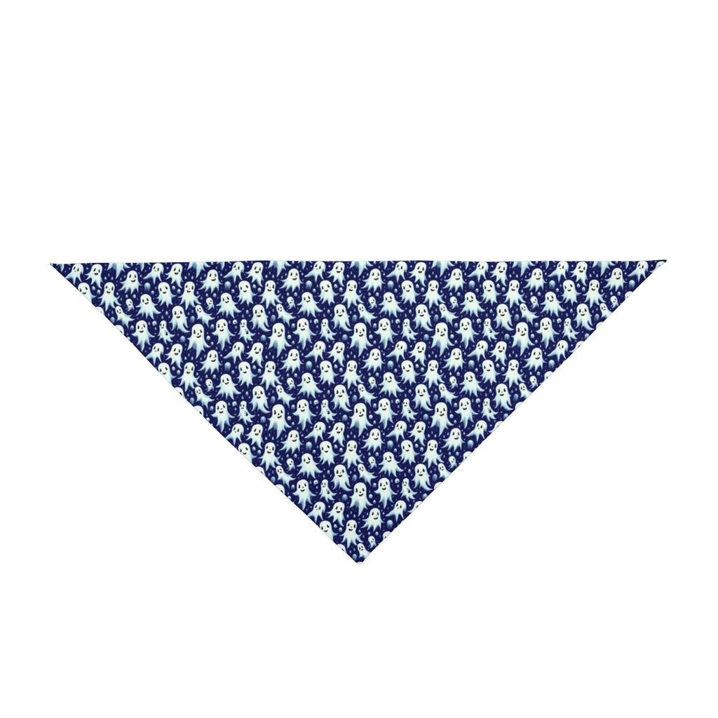 Midnight Mischief: A Thousand Friendly Ghosts Pattern - Pet Bandana Pet Zen