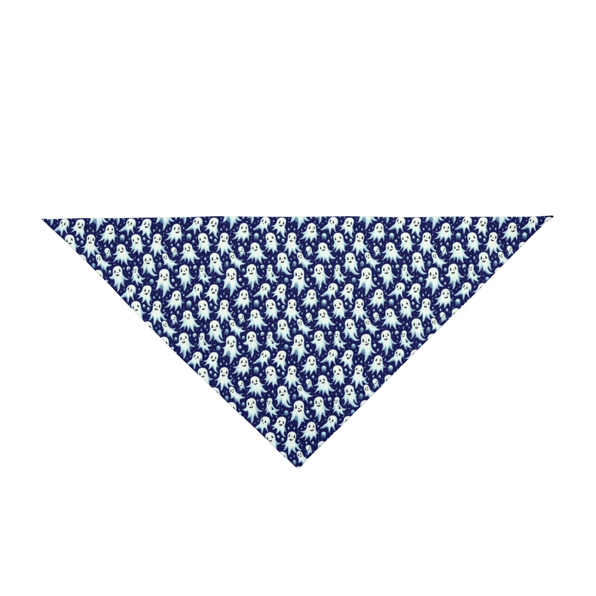 Midnight Mischief: A Thousand Friendly Ghosts Pattern - Pet Bandana Pet Zen