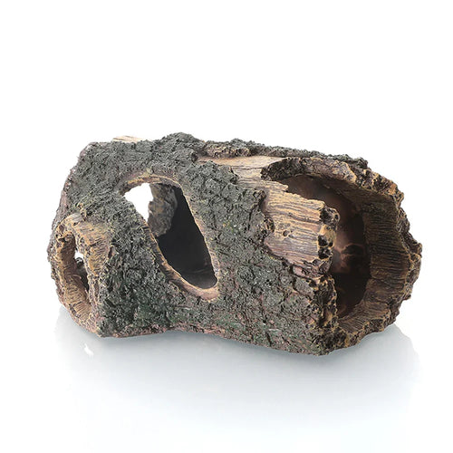 1PC Fish Tank Decoration Landscaping Aquarium Scenery Resin Crafts Decoration Wooden Barrel Wood Tree Debris Escape Bucket