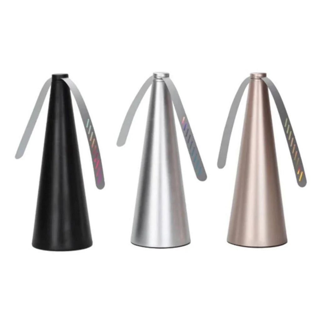 1PC Indoor and outdoor household automatic fly trap, battery fly fan, multifunctional fly repellent