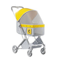 Foldable Pet Stroller Cover Dog Strolling Cart for Small/Medium Dogs and Cats Breathable and Visible Mesh for All-Season