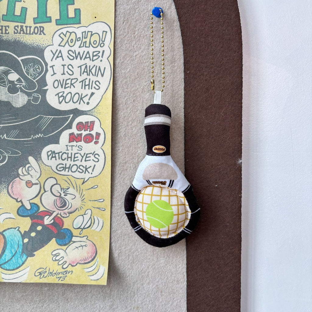 Dog Toy Interactive Tennis Racket Bag Pendant