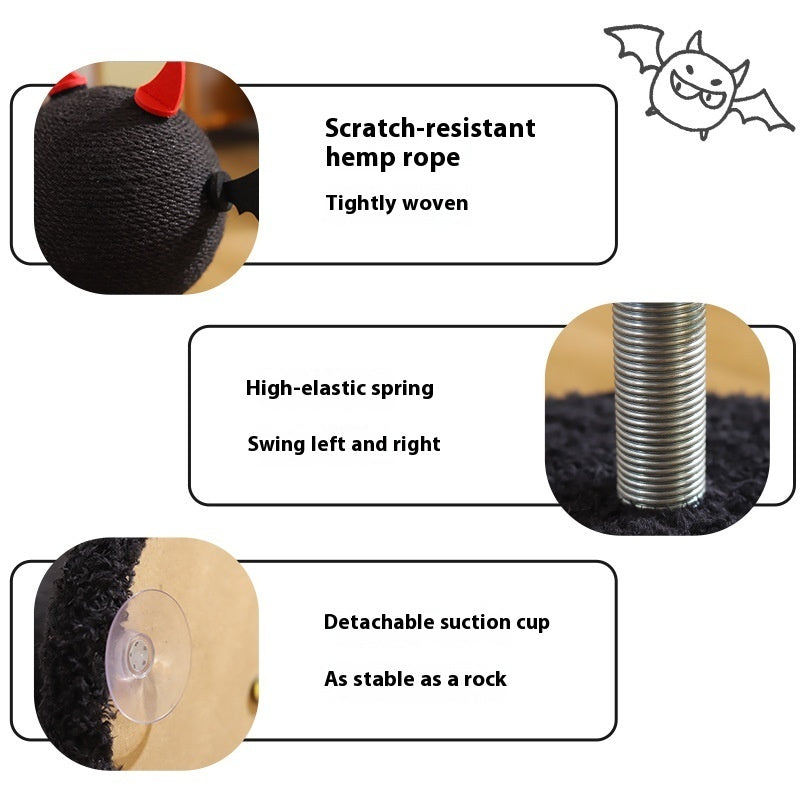 No Dandruff Self-hi Anti-stuffy Cat Scratching Board Self-hi Anti-stuffy Catch The Ball