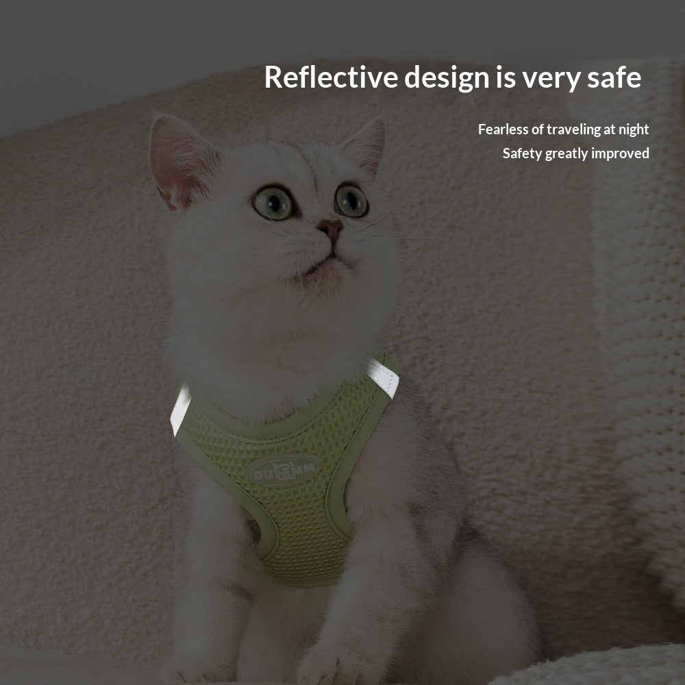 Adjustable Anti-Lost Cat Harness And Leash
