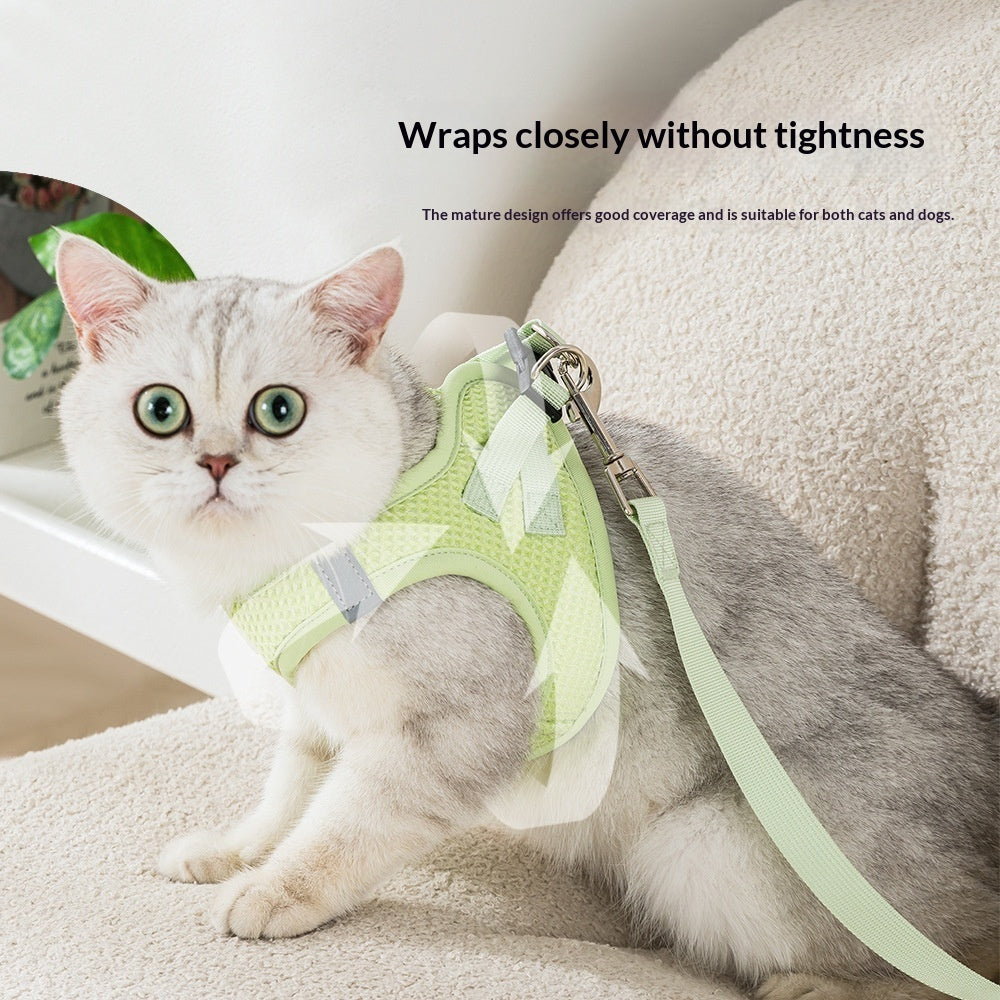 Adjustable Anti-Lost Cat Harness And Leash